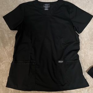 Cherokee Black Scrub Top